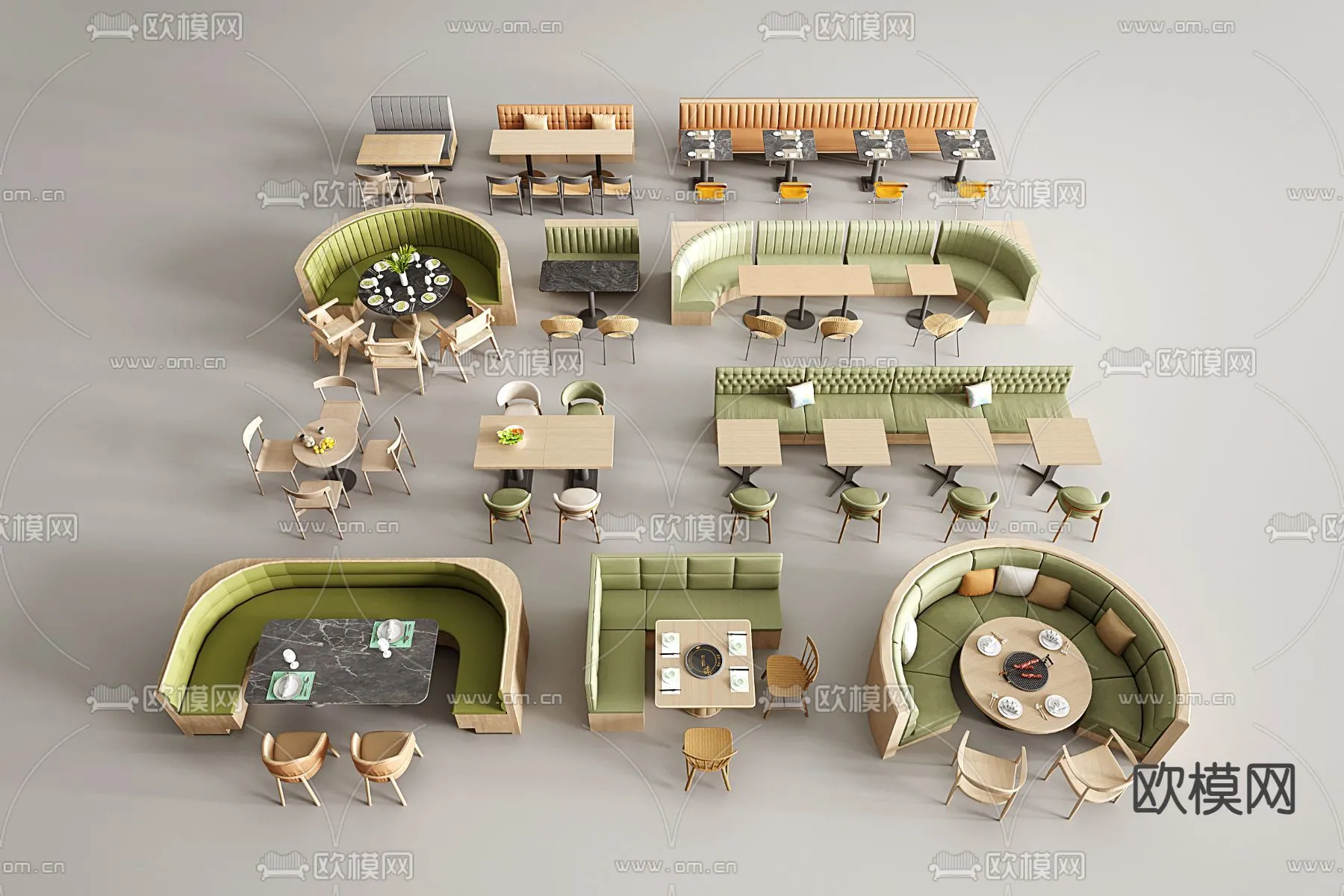 Coffee Table and Armchair Sets – 3D Models – Cafe Interior 3D Scenes – 034 – VRAY Render Coffee Table and Armchair Sets – 3D Models – Cafe Interior 3D Scenes – 034 – VRAY Render