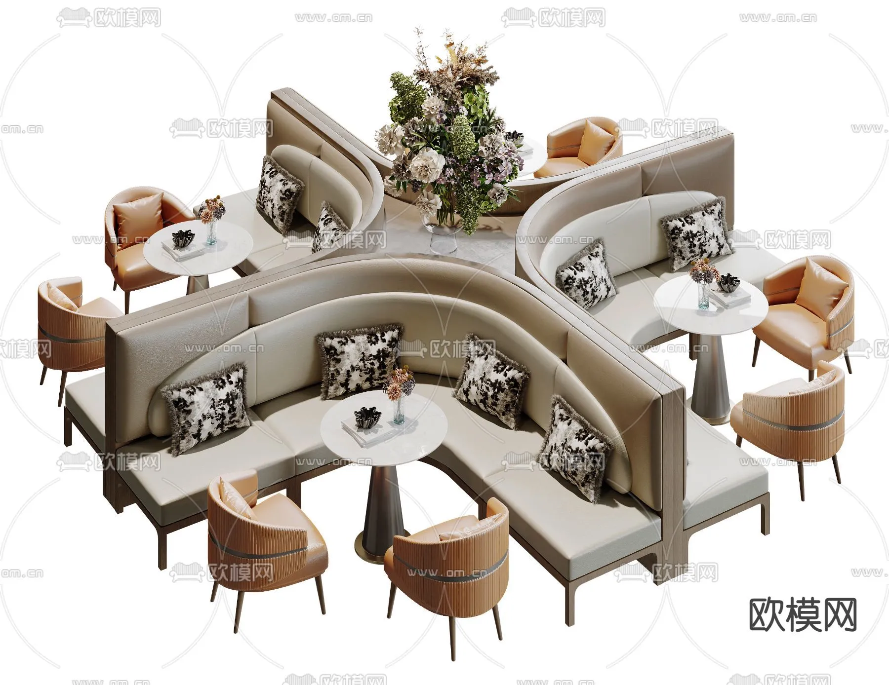 Coffee Table and Armchair Sets – 3D Models – Cafe Interior 3D Scenes – 036 – VRAY Render Coffee Table and Armchair Sets – 3D Models – Cafe Interior 3D Scenes – 036 – VRAY Render
