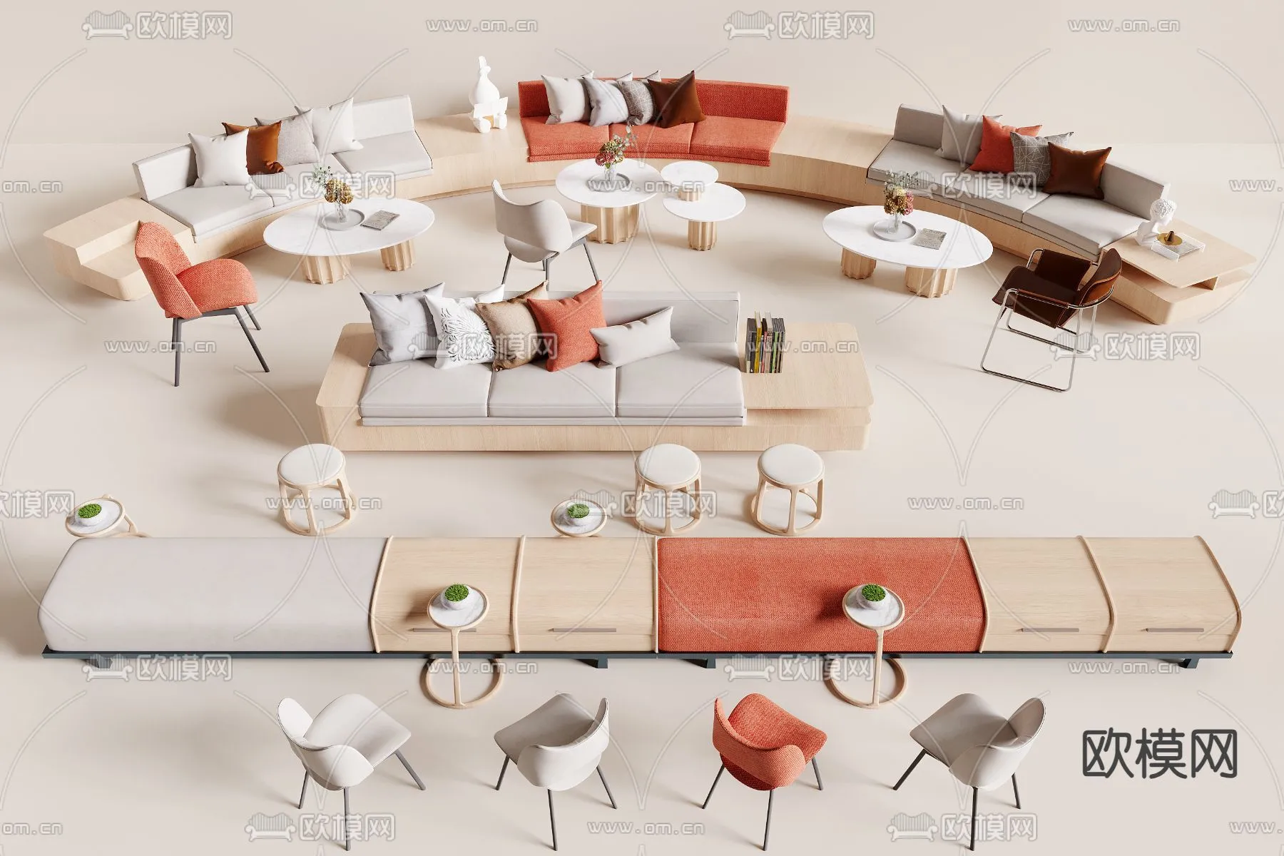 Coffee Table and Armchair Sets – 3D Models – Cafe Interior 3D Scenes – 041 – CORONA Render Coffee Table and Armchair Sets – 3D Models – Cafe Interior 3D Scenes – 041 – CORONA Render