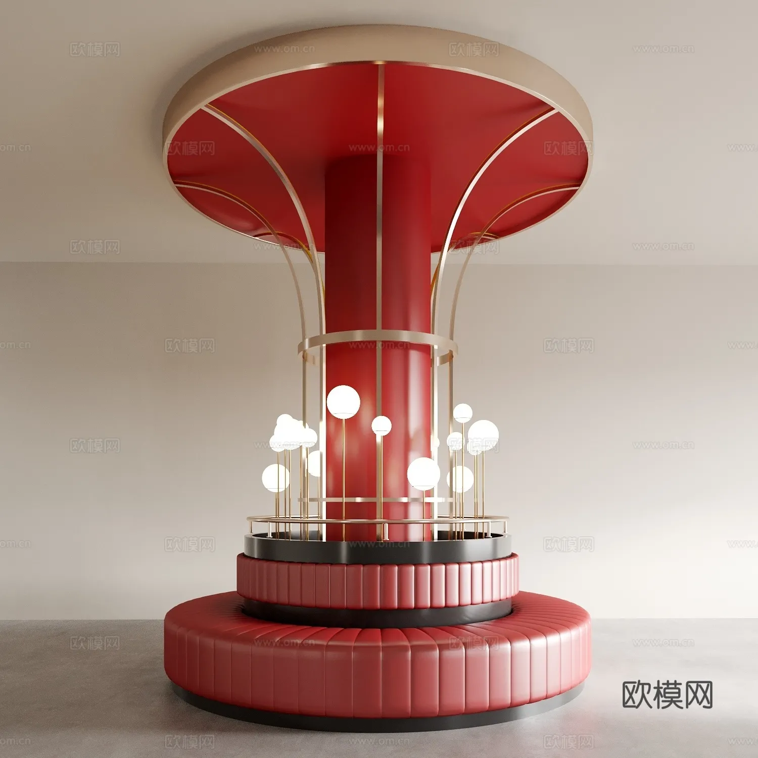 Coffee Table and Armchair Sets – 3D Models – Cafe Interior 3D Scenes – 068 – CORONA Render