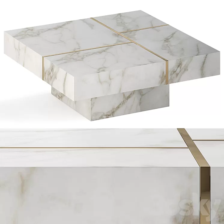 “Coffee table “”Baies””” 3D Model “Coffee table “”Baies””” 3D Model