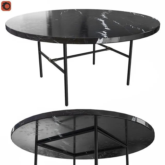 Coffee table Botello La Redoute 3D Model