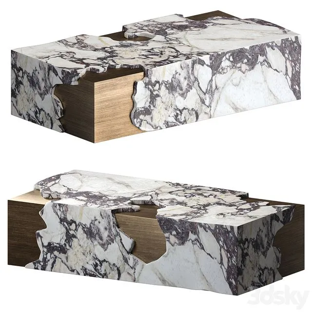 Coffee Table by Marmi Serafini 3D Model