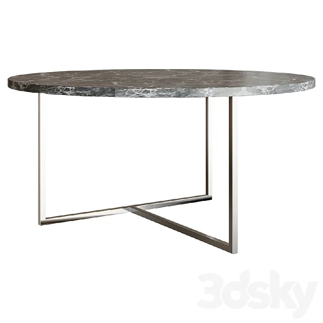 Coffee table California Maggiore 3 types 3D Model