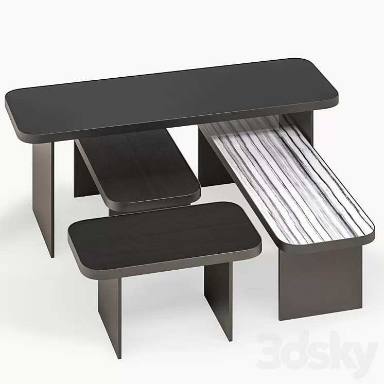 Coffee table Clive Minotti 3D Model Coffee table Clive Minotti 3D Model