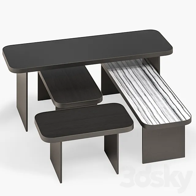 Coffee table Clive Minotti 3DModel Coffee table Clive Minotti 3DModel