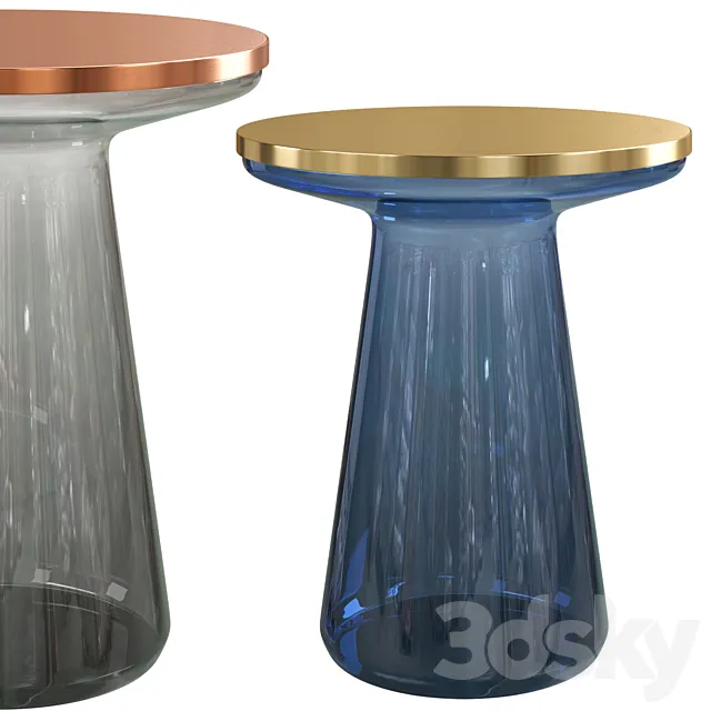 Coffee table Corner design Mush 3D Model