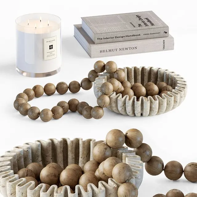 Coffee table decor 03 3D Model