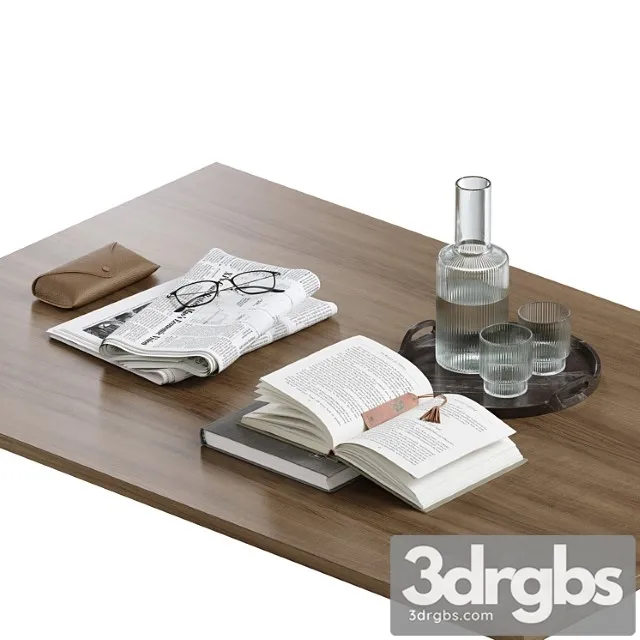 Coffee Table Decor Set 002 3D Model Download Coffee Table Decor Set 002 3D Model Download