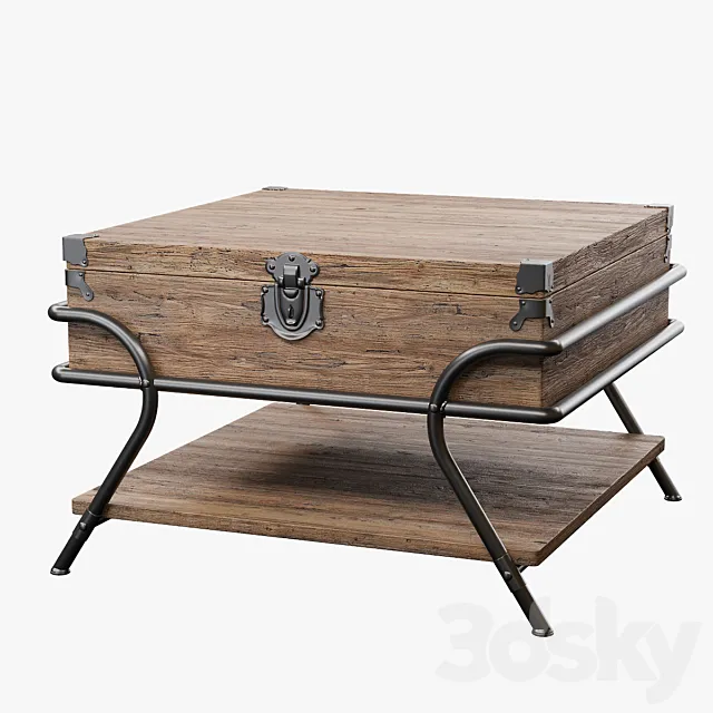 Coffee table DIALMA BROWN 3D Model