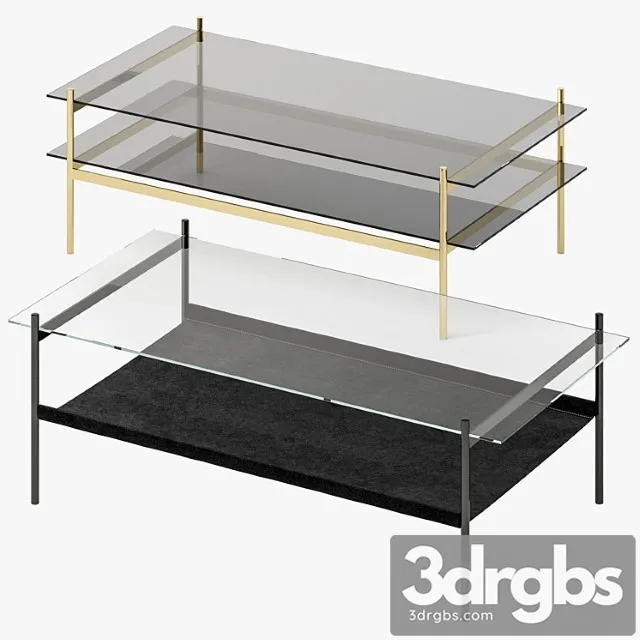 Coffee table duotone rectangular 2 3D Model Download Coffee table duotone rectangular 2 3D Model Download