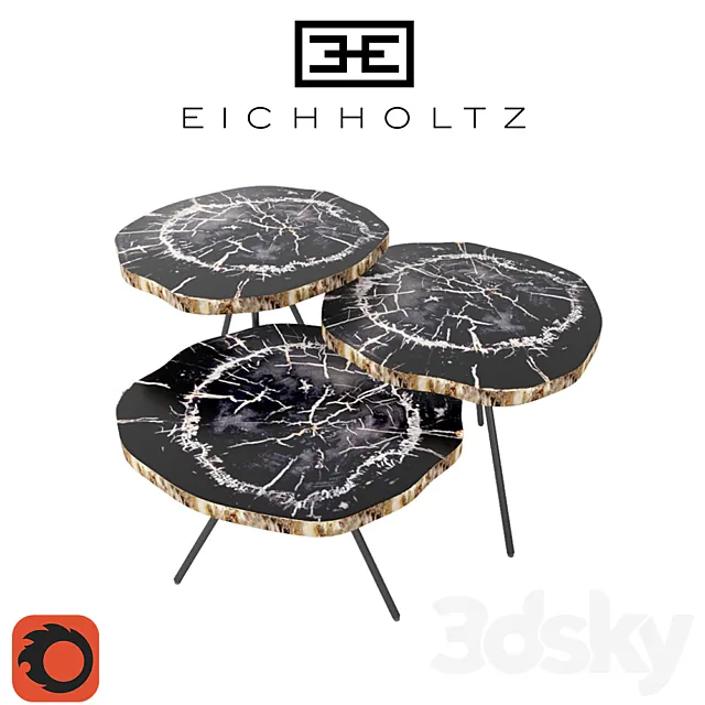 Coffee table Eichholtz 111465 De Soto 3D Model