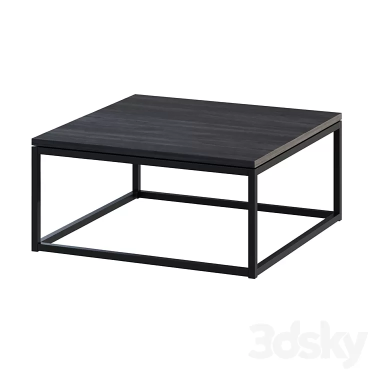 Coffee table ETHNICRAFT THIN SALONTAFEL coffee table 3D Model Free Download