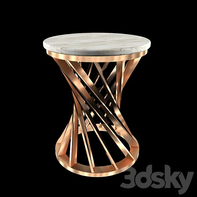 Coffee table Fresno 3D Model