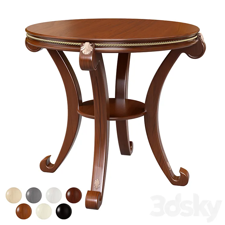 Coffee table Gloria M 3D Model Free Download