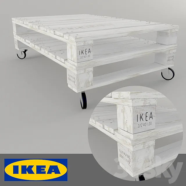 Coffee table IKEA 3D Model