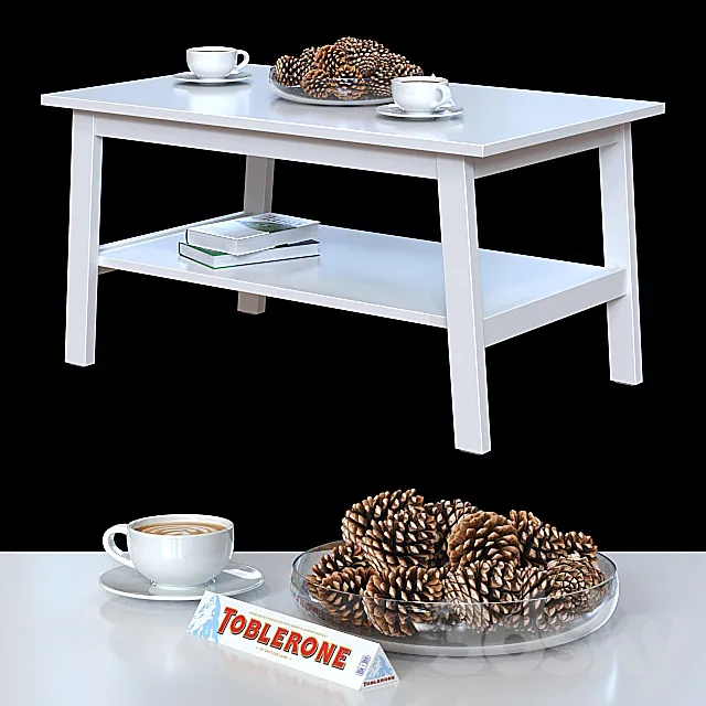 Coffee table IKEA Lunarp. 3D Model Coffee table IKEA Lunarp. 3D Model