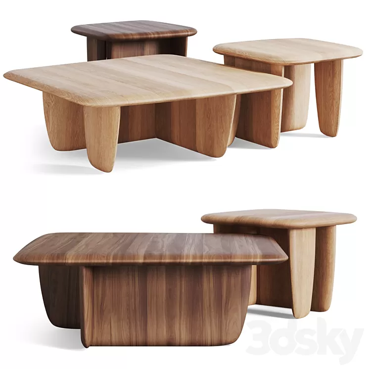 coffee table Iloss by La Redoute 3D Model Free Download