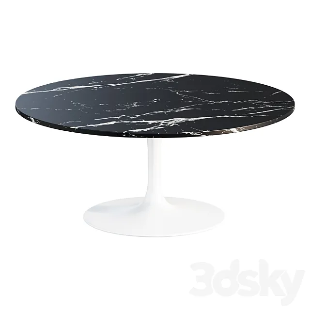 Coffee table KNOLL SAARINEN TULIP SALONTAFEL coffee table 3D Model