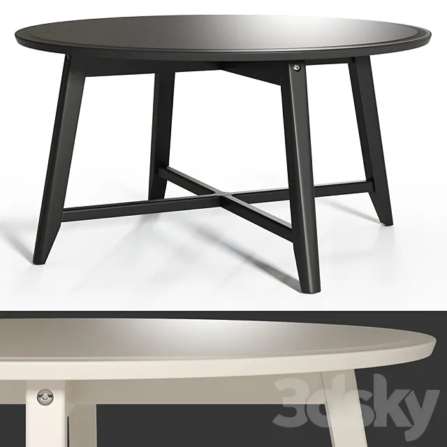 Coffee table Kragsta (ikea) 3D Model