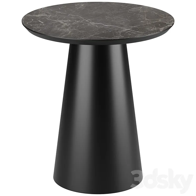 Coffee table Lakbi-1 Black 3D Model Free Download