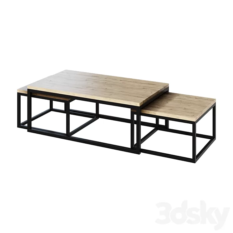 Coffee table LONG ISLAND coffee table 3D Model