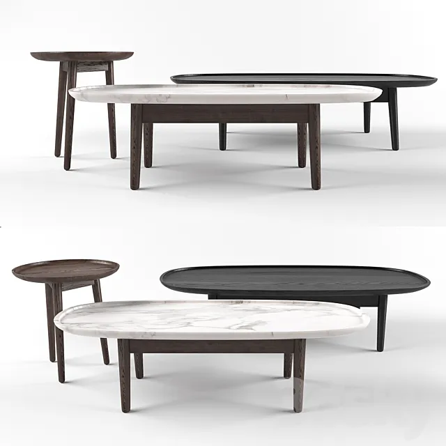coffee table MAD Poliform 3D Model