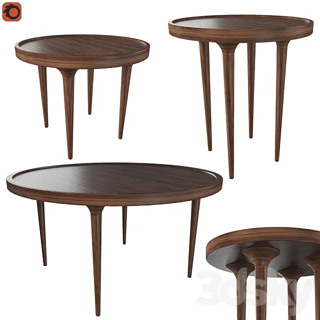 Coffee table Magosia AM.PM. 3DModel Coffee table Magosia AM.PM. 3DModel