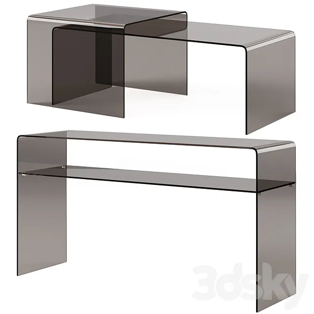 Coffee table Mercurio by Natuzzi 3D Model Coffee table Mercurio by Natuzzi 3D Model