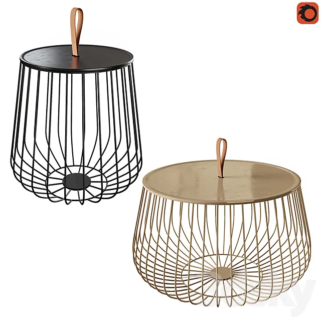 Coffee table metal 3DModel