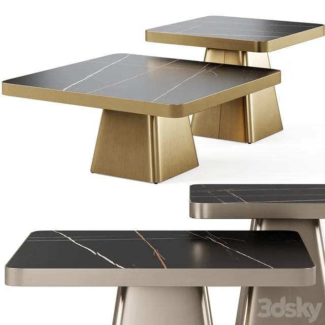 Coffee table Miler by Kare design 3D Model Coffee table Miler by Kare design 3D Model