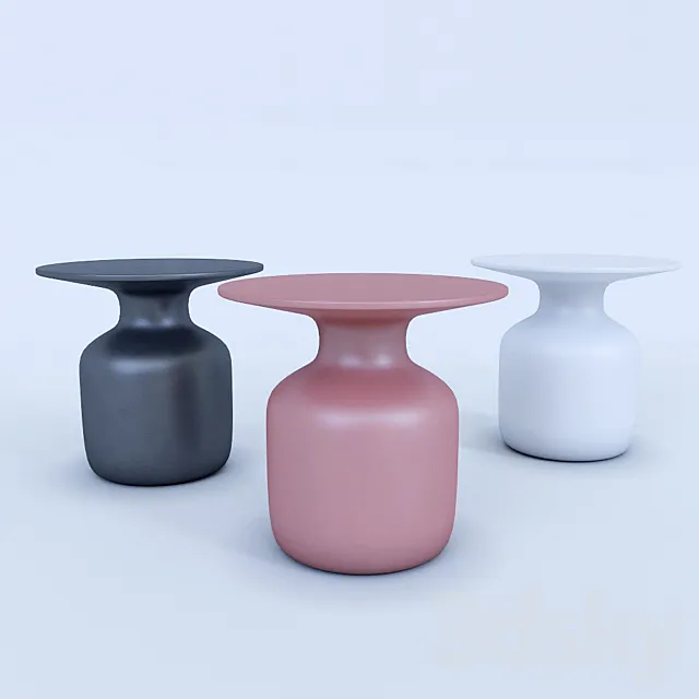 Coffee Table Mini Bottle Cappellini 3D Model