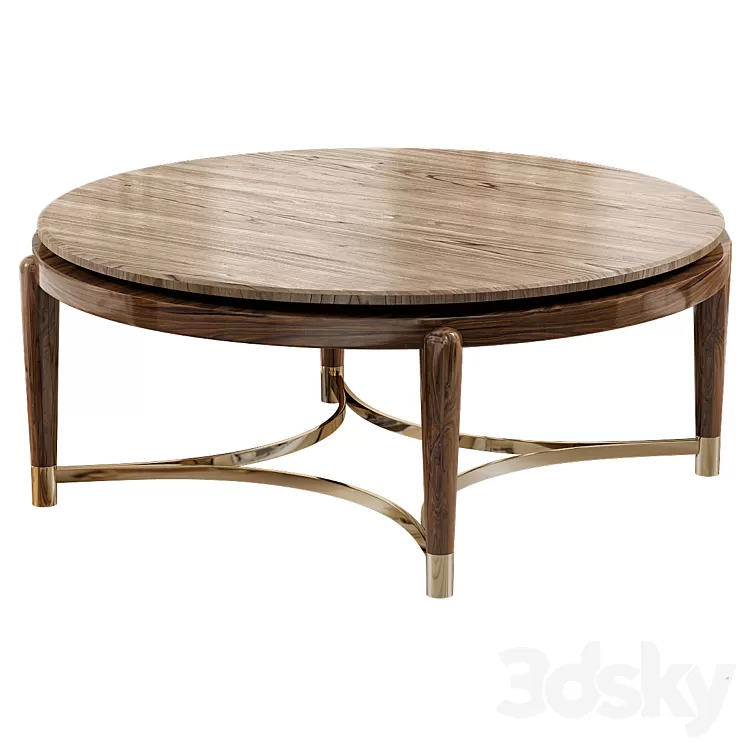 Coffee table Minotti Collezioni OSCAR MARBLE 3D Model Coffee table Minotti Collezioni OSCAR MARBLE 3D Model