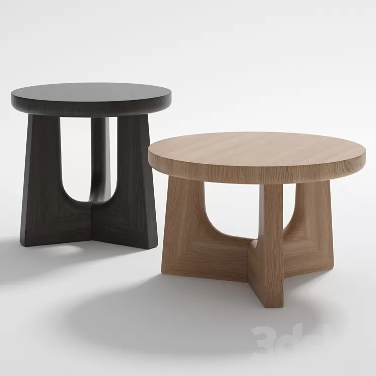 Coffee table Nara by Poliform 3D Model Coffee table Nara by Poliform 3D Model