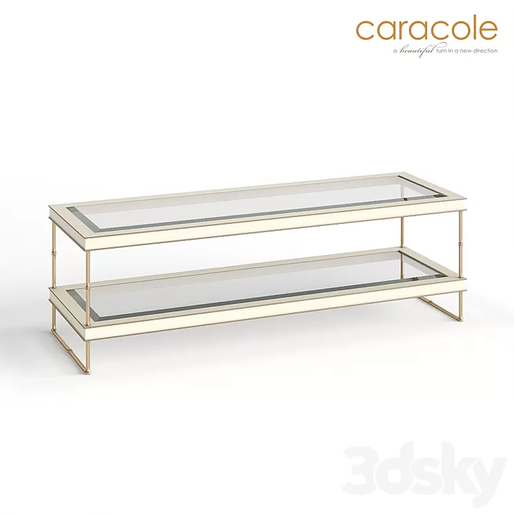 Coffee table Palm Desert Caracole 3D Model Coffee table Palm Desert Caracole 3D Model