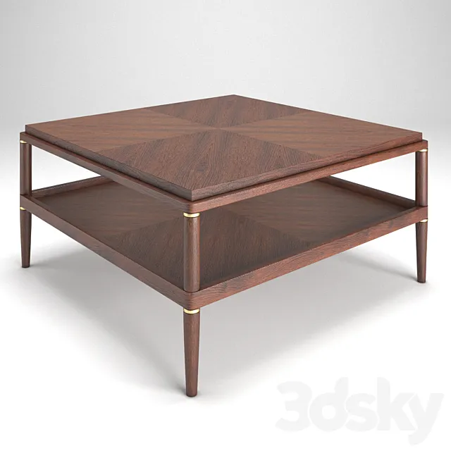 Coffee table pattern 3D Model
