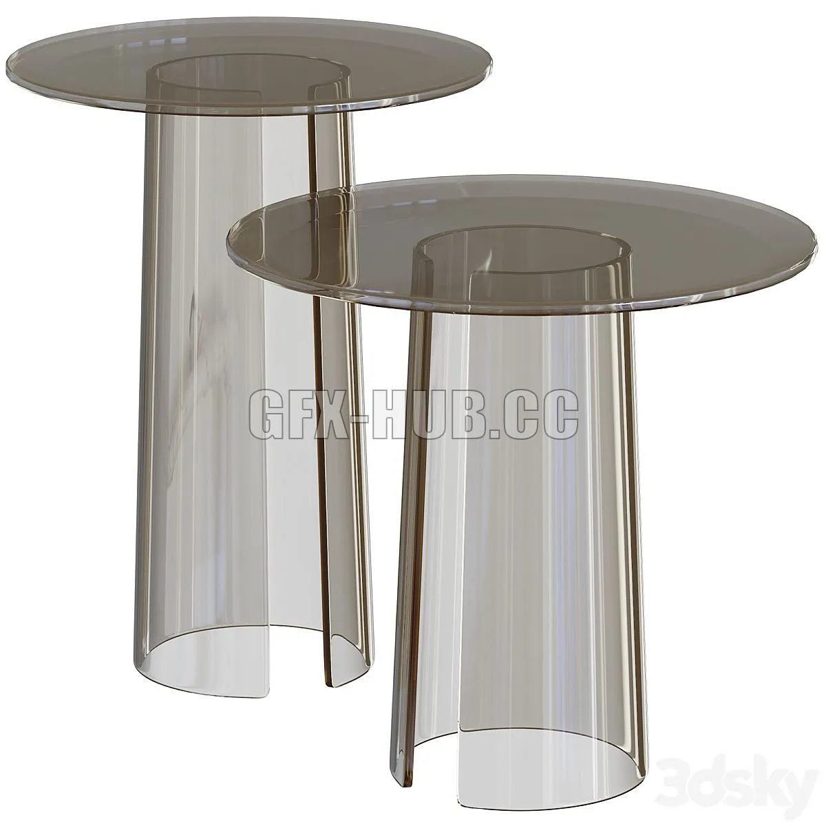Coffee table Poliform Orbit 3D Model