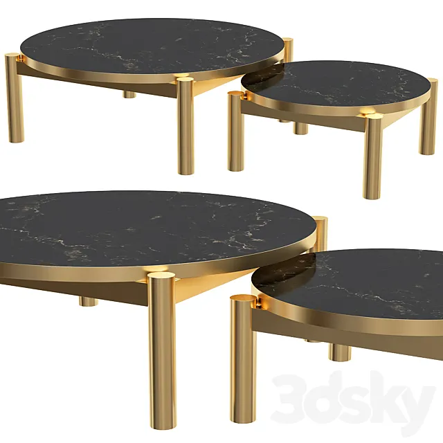 Coffee table quest eichholtz 3D Model