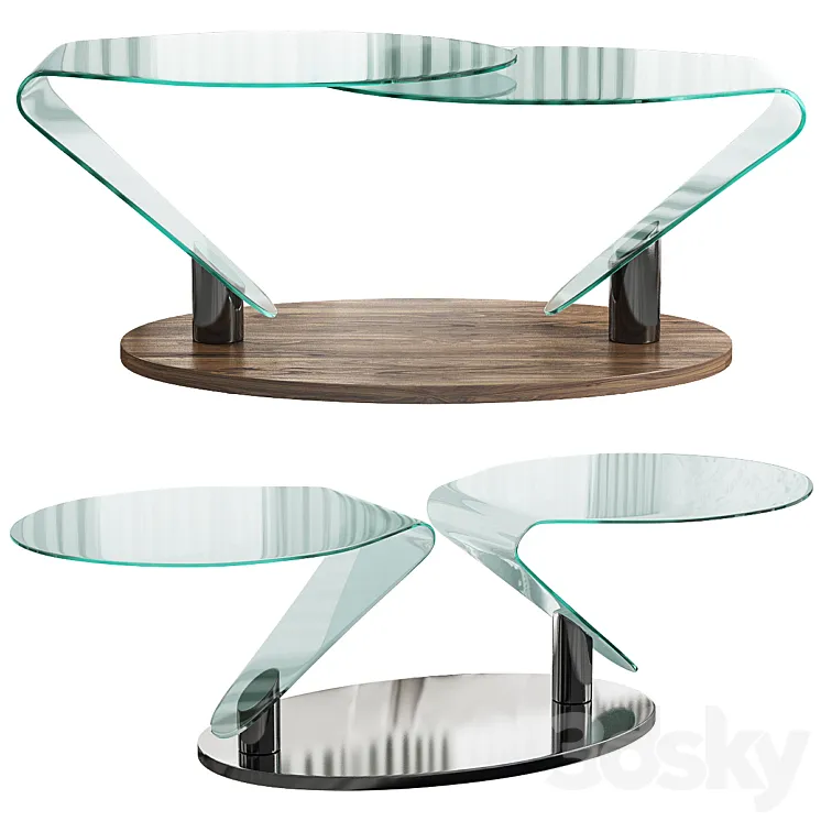 Coffee table Ray Coffee Table Naos 3D Model Free Download