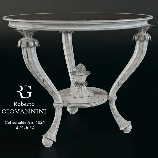 Coffee table Roberto Giovannini 3D Model Coffee table Roberto Giovannini 3D Model