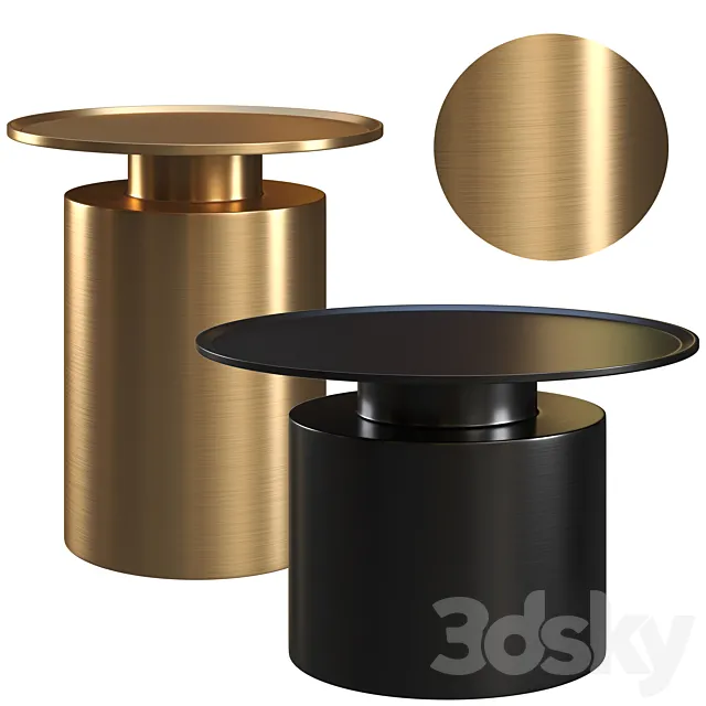 Coffee table Romatti Soluzione set 3D Model Coffee table Romatti Soluzione set 3D Model