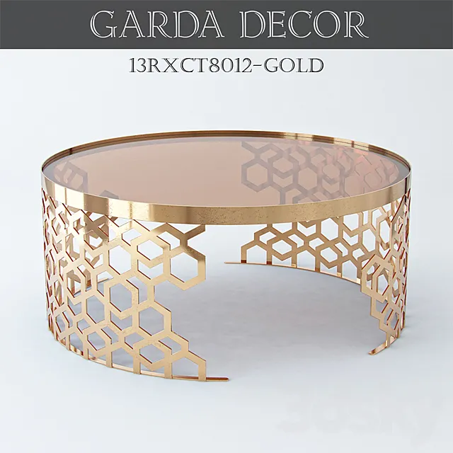 Coffee table round Garda Decor 3D Model