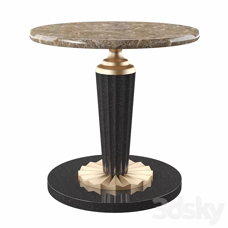 coffee table round marble 3D Model coffee table round marble 3D Model