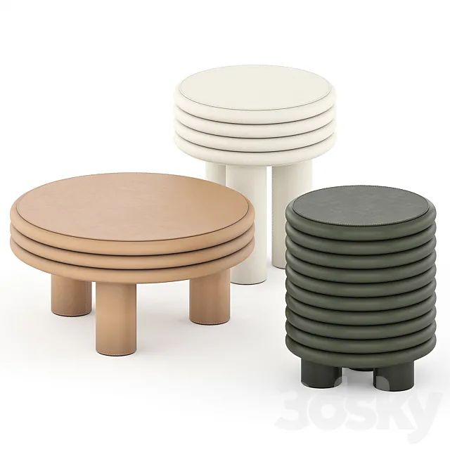 COFFEE TABLE SCALA LOW LARGE 3D Model