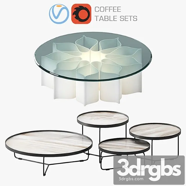 Coffee Table Sets 3D Model Download Coffee Table Sets 3D Model Download