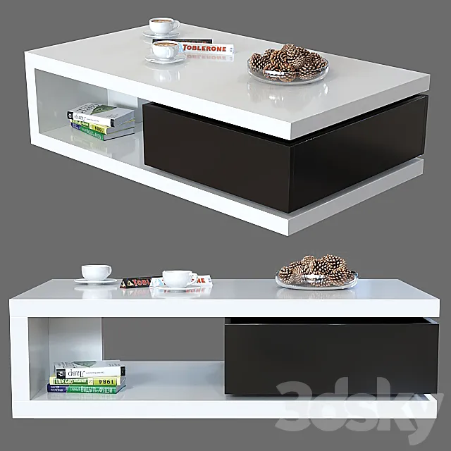 Coffee table Signal Serena. 3D Model Coffee table Signal Serena. 3D Model