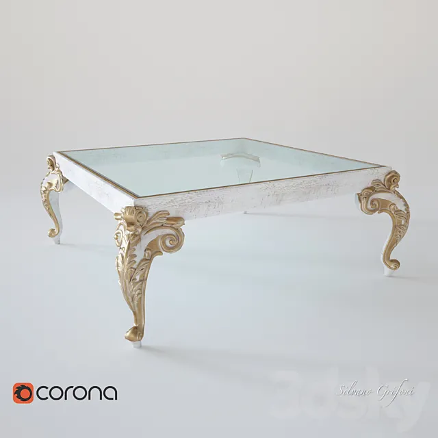 Coffee table – Silvano Grifoni 3D Model