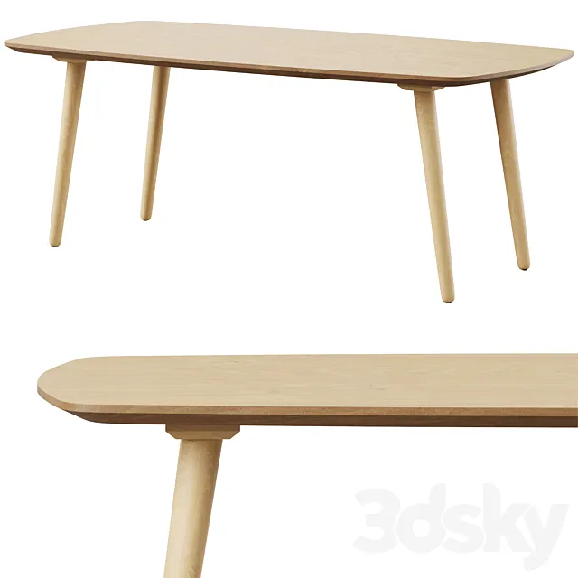 Coffee table Socoro by Cosmo 3D Model