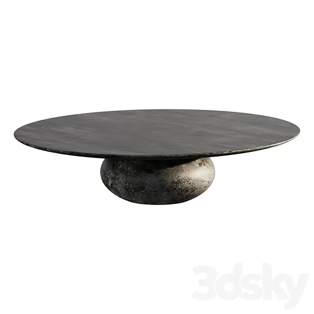 Coffee table Sunshine Stone coffee table 3D Model