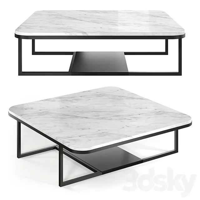 Coffee table Teora 3D Model Coffee table Teora 3D Model